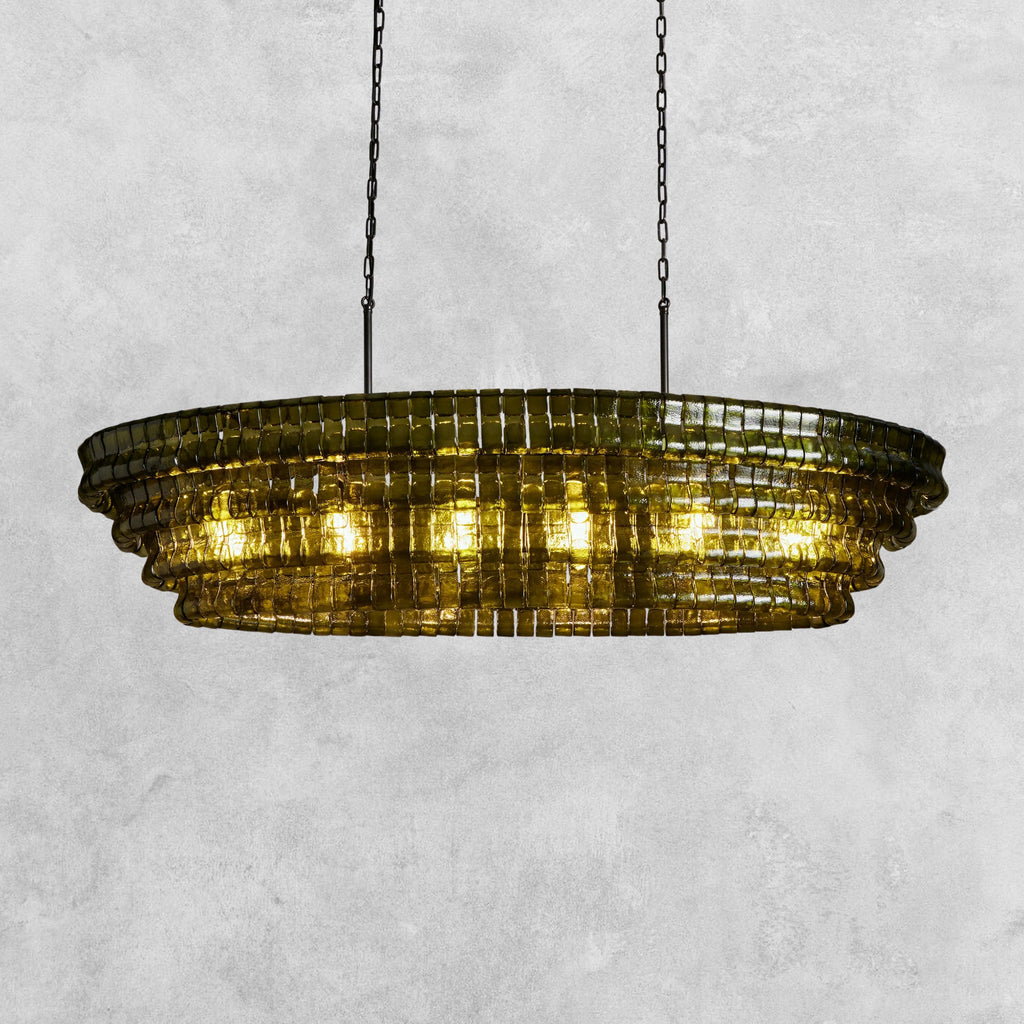 Ghiaccio Oval Chandelier
