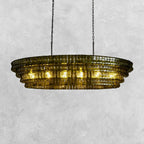 Ghiaccio Oval Chandelier
