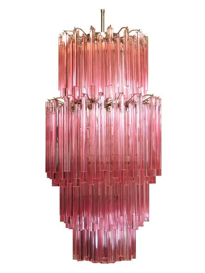 Murano Glass Chandelier – Pink
