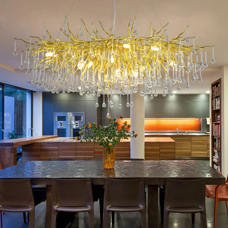 Stunning Tree Branch Crystal Chandelier