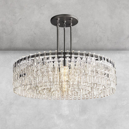 Aurelia K9 Crystal Round Chandelier for Living Room