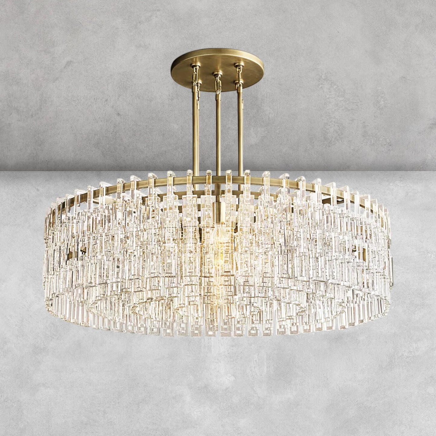 Aurelia K9 Crystal Round Chandelier for Living Room