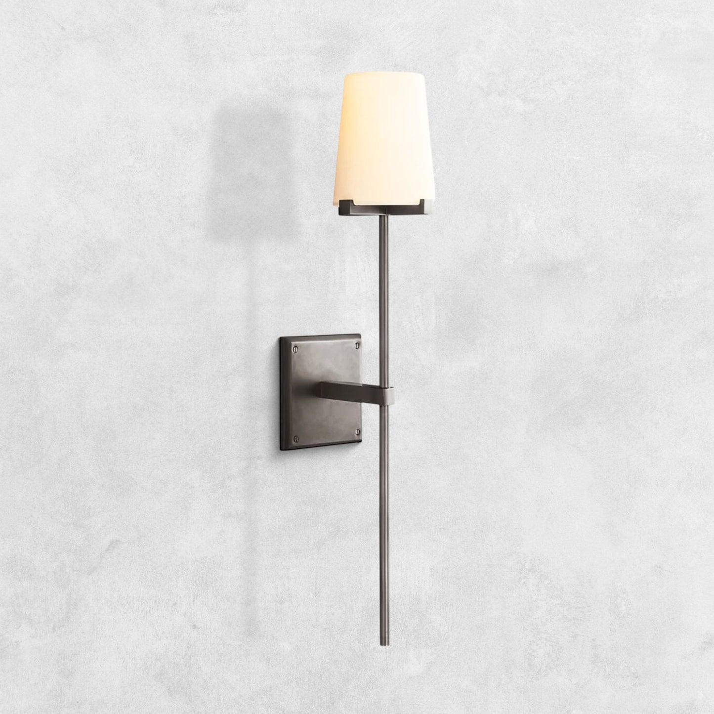 Pauilla Fabric Shade Torch Sconce
