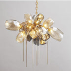 Modern Wine Glass Shape Chandelier Italian Light Luxury Light Fixture for Dining Room/Living Room