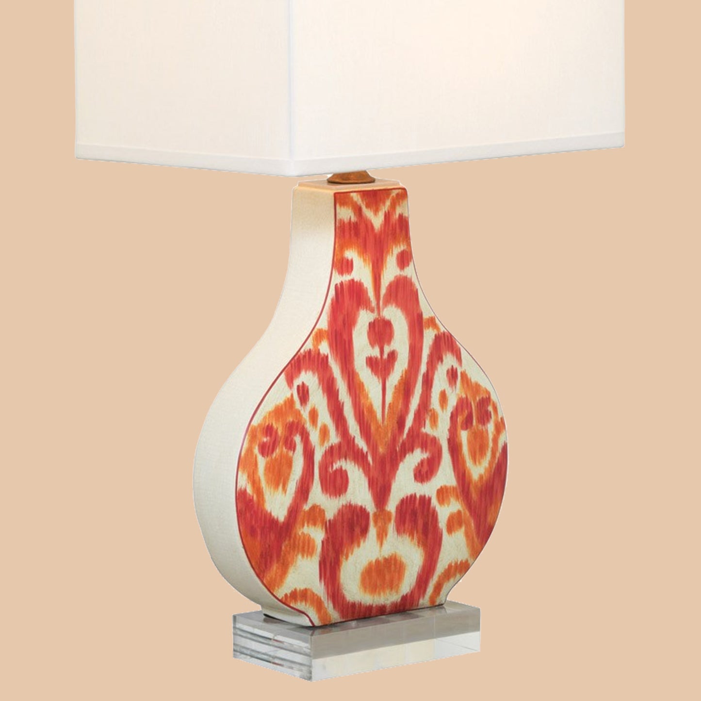 Patterned Ceramic Table Lamp