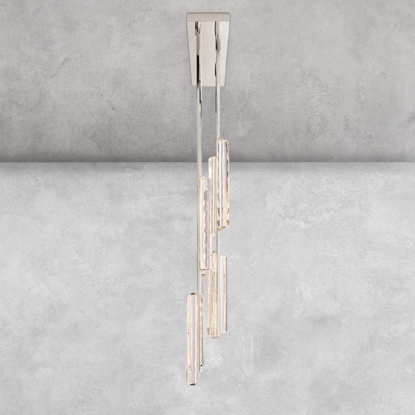 Milano Crystal Linear Chandelier 54‘’