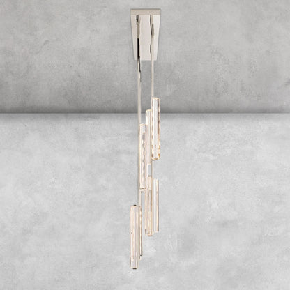 Milano Crystal Linear Chandelier 54‘’