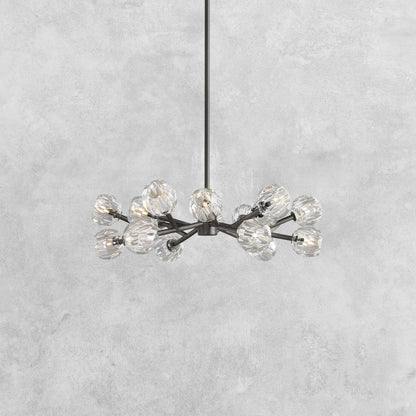 Bouble De Crystal Modern Round Chandelier