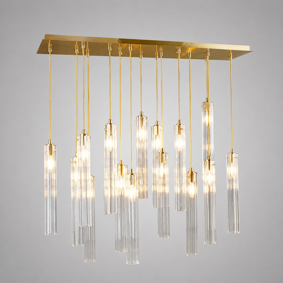 Multi Spot Glass Chandelier