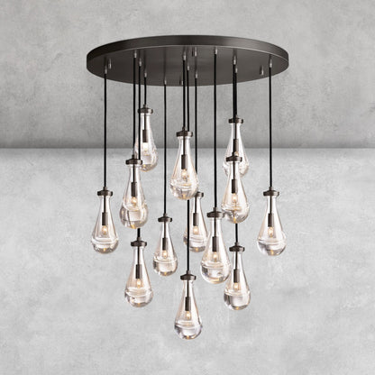 Raindrop Round Chandelier