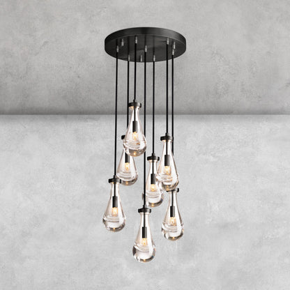 Raindrop Round Chandelier