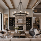 Demored Round Chandelier