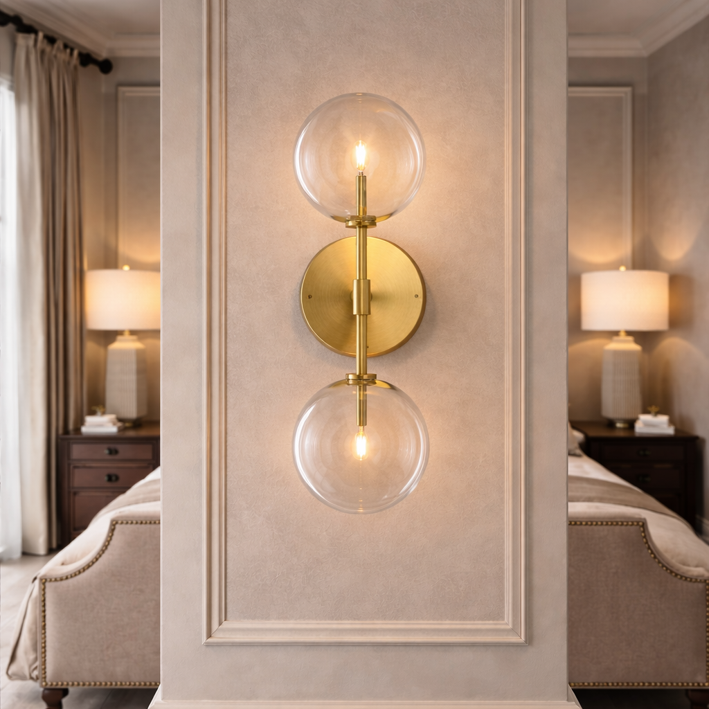 Glass Global Linear Sconce