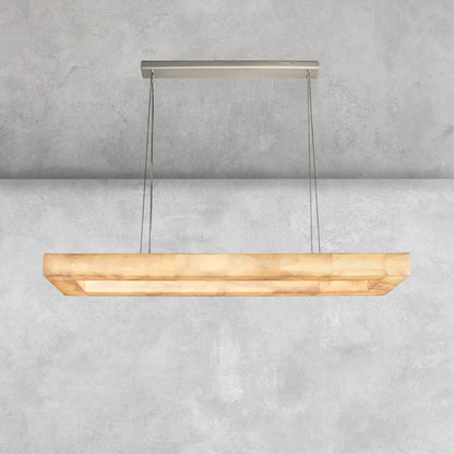 Riora Rectangular Calcite Chandelier 54"72"