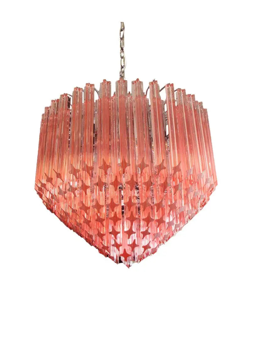 Murano Glass Chandelier – Pink