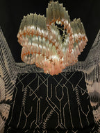 Murano Glass Chandelier- Pink