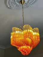 Murano Glass Chandelier – Amber