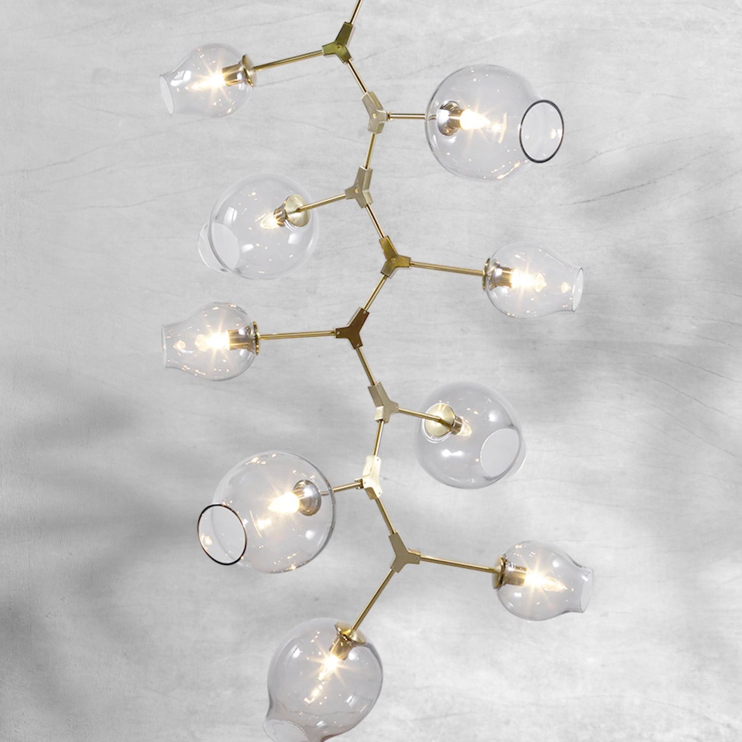 Covington Drop Globe Branching Bubble Chandelier 38''