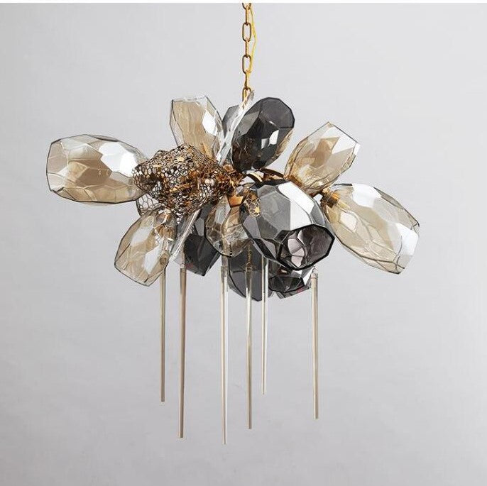 Modern Wine Glass Shape Chandelier Italian Light Luxury Light Fixture for Dining Room/Living Room