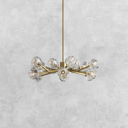 Bouble De Crystal Modern Round Chandelier