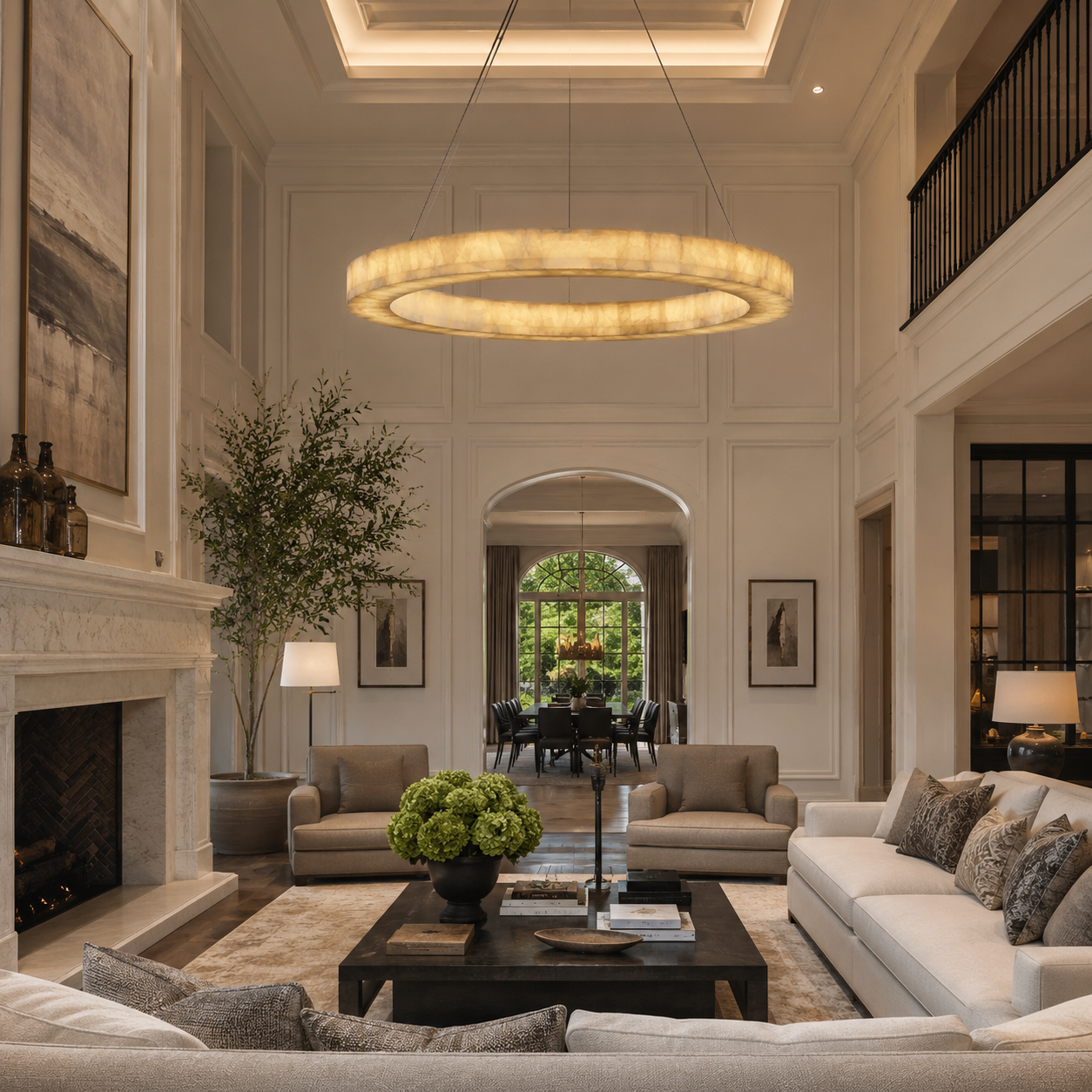 Rigede Lueur Round Chandelier