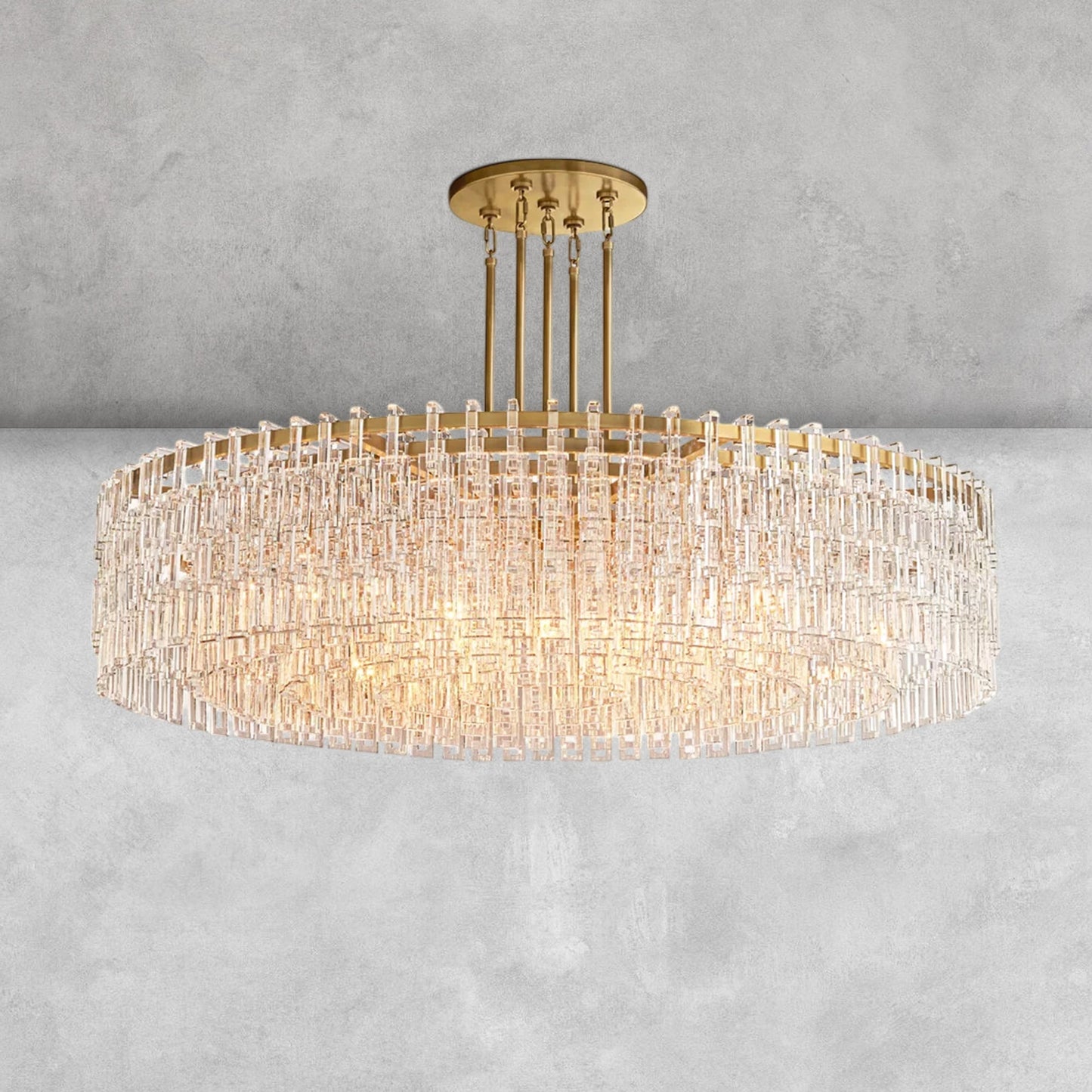 Aurelia K9 Crystal Round Chandelier for Living Room