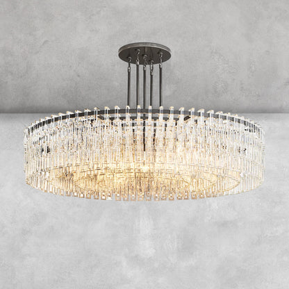 Aurelia K9 Crystal Round Chandelier for Living Room