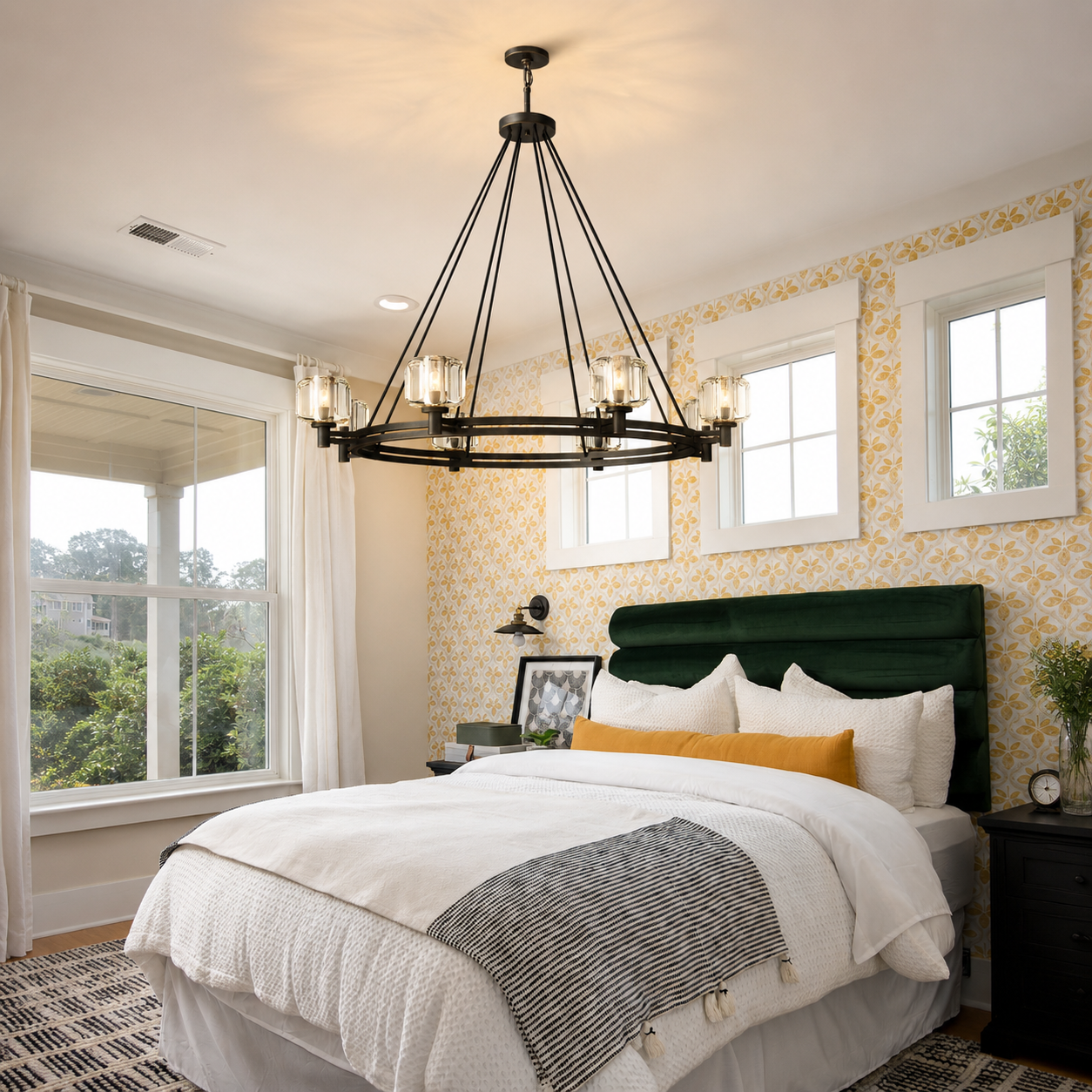 Demored Round Chandelier