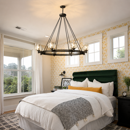 Demored Round Chandelier