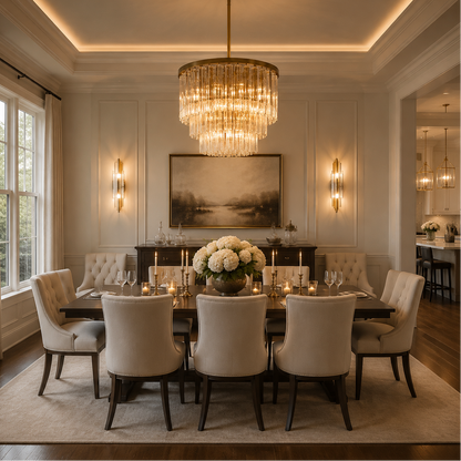 Cirbos Three-Tier  Round Chandelier