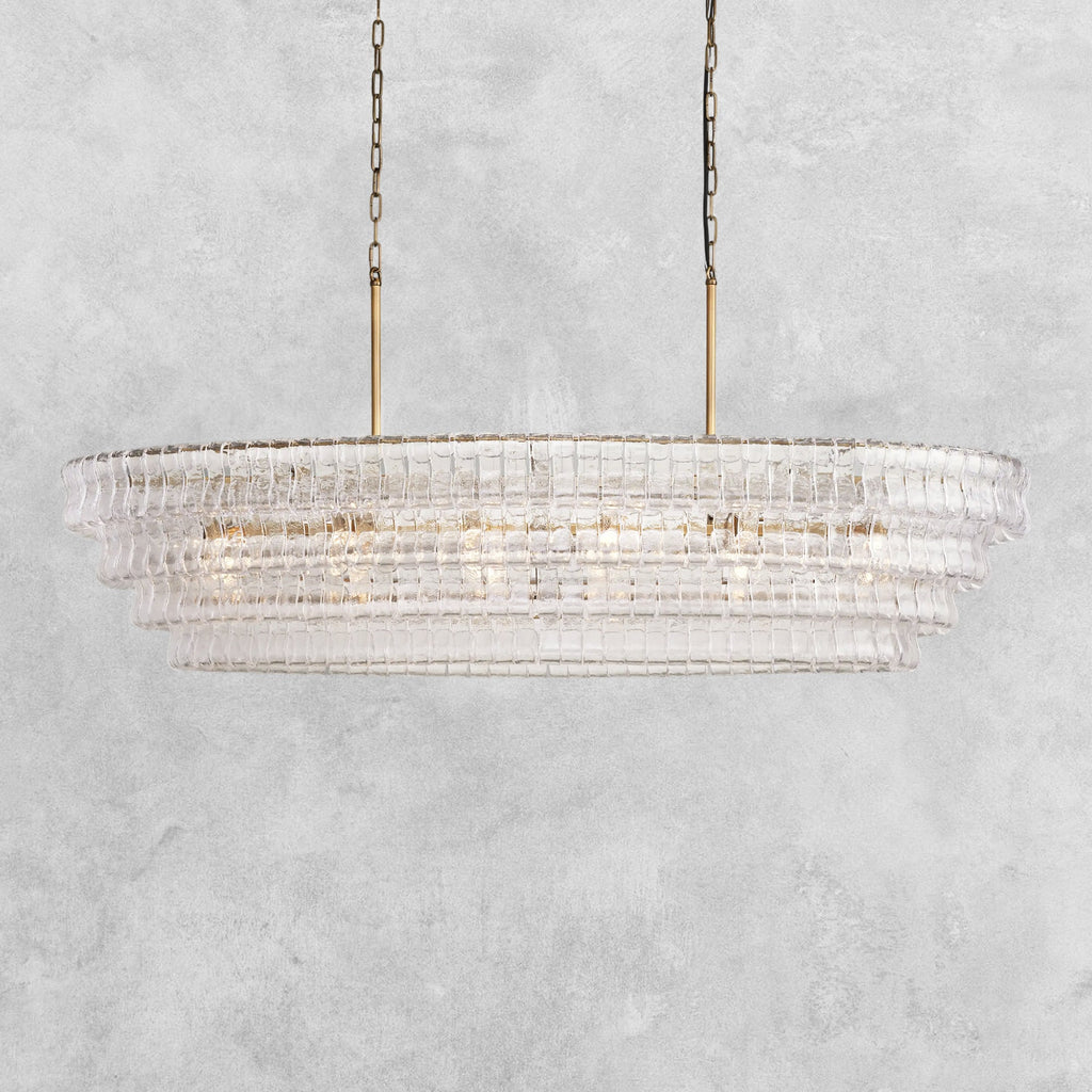 Ghiaccio Oval Chandelier