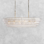 Ghiaccio Oval Chandelier