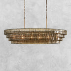 Ghiaccio Oval Chandelier