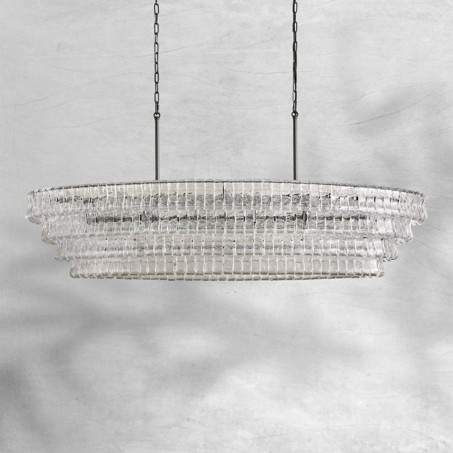 Ghiaccio Oval Chandelier