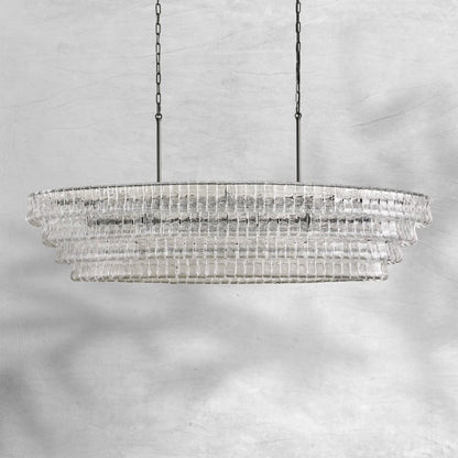 Ghiaccio Oval Chandelier