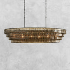 Ghiaccio Oval Chandelier