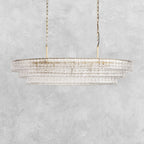 Ghiaccio Oval Chandelier