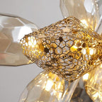 Modern Wine Glass Shape Chandelier Italian Light Luxury Light Fixture for Dining Room/Living Room