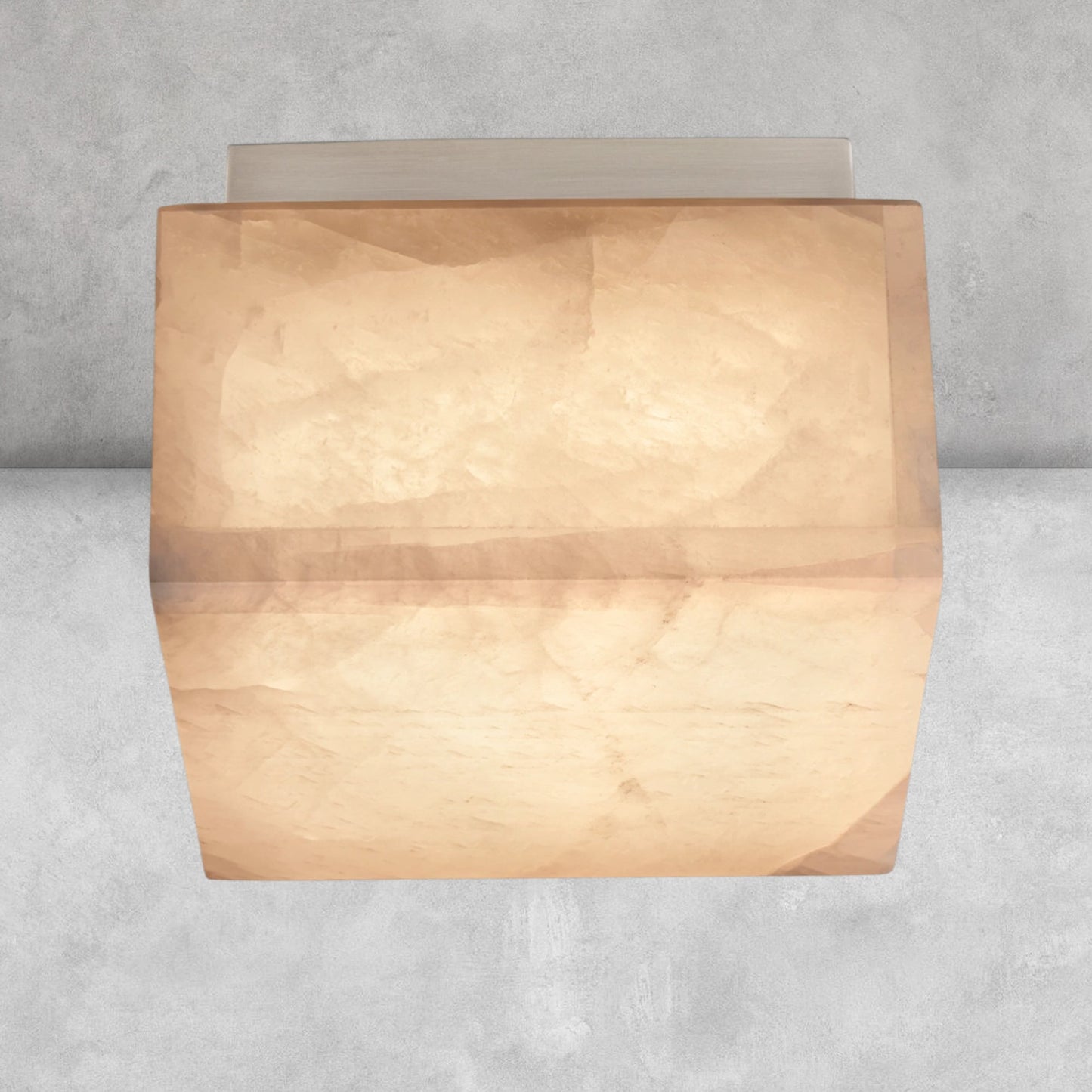 Riora Calcite Square Flushmount 6" 10" 14"