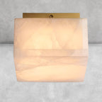 Riora Calcite Square Flushmount 6" 10" 14"