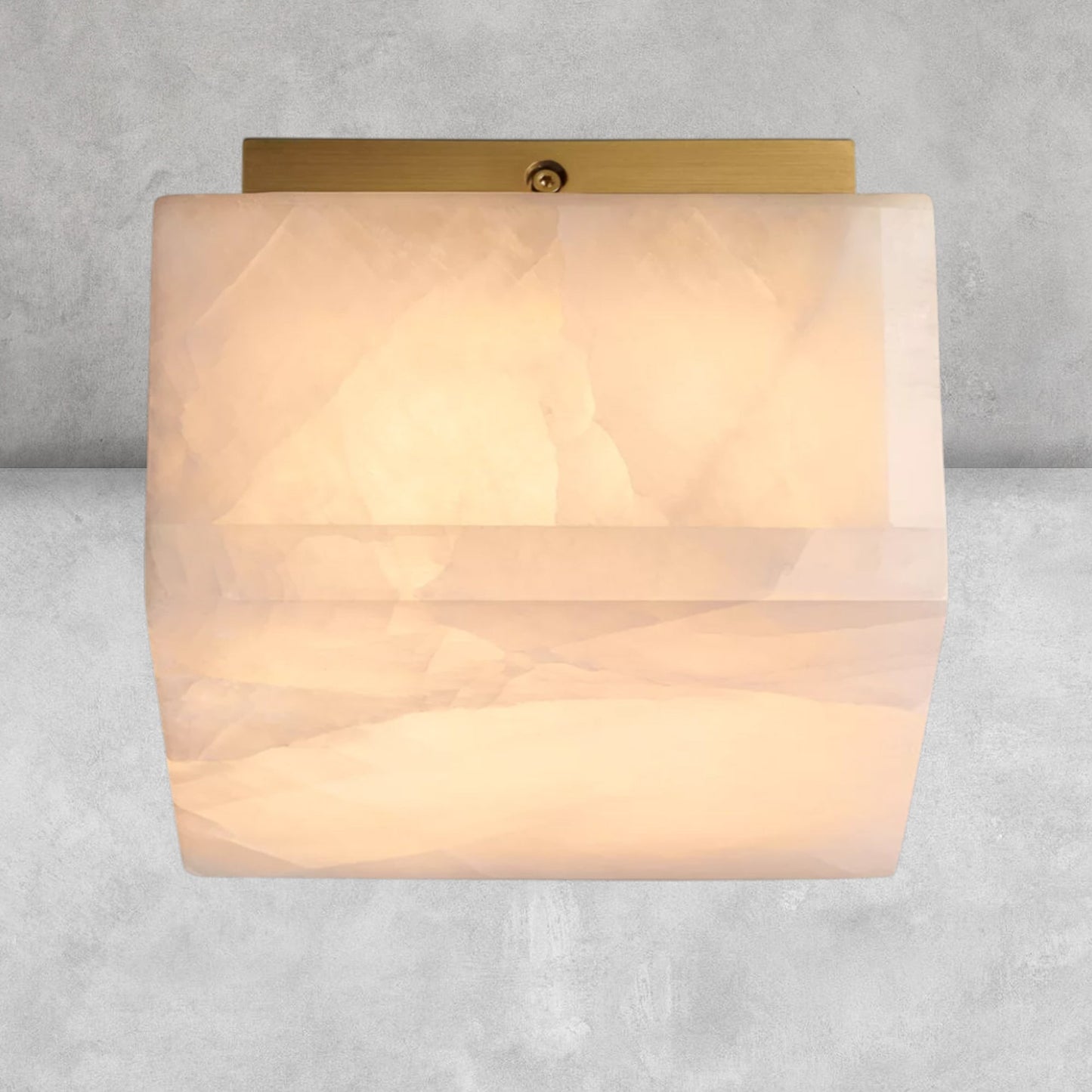 Riora Calcite Square Flushmount 6" 10" 14"