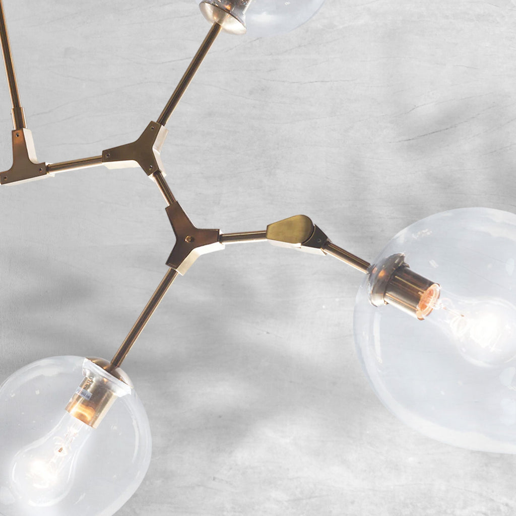 Covington Drop Globe Branching Bubble Chandelier 30''