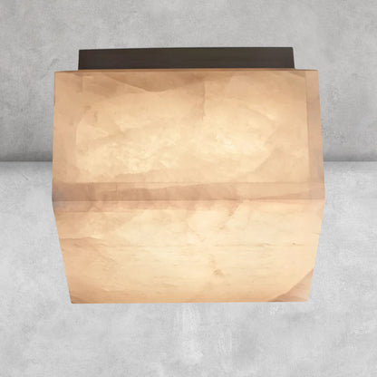 Riora Calcite Square Flushmount 6" 10" 14"