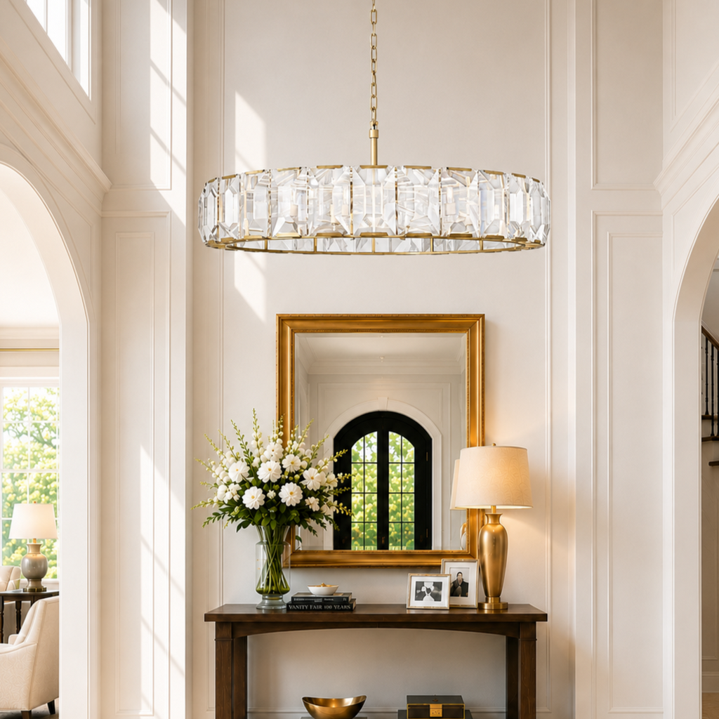 Hadilor Crystal Round Chandelier