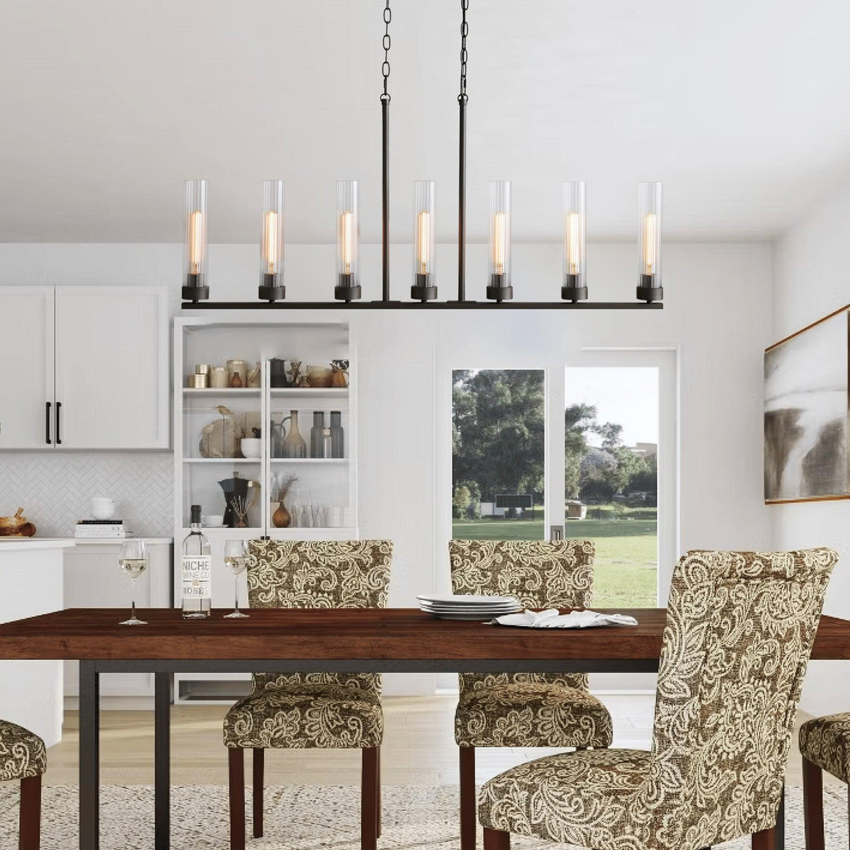 Andreas Linear Chandelier 5/7/8 Light