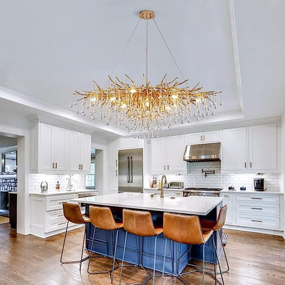 Stunning Tree Branch Crystal Chandelier