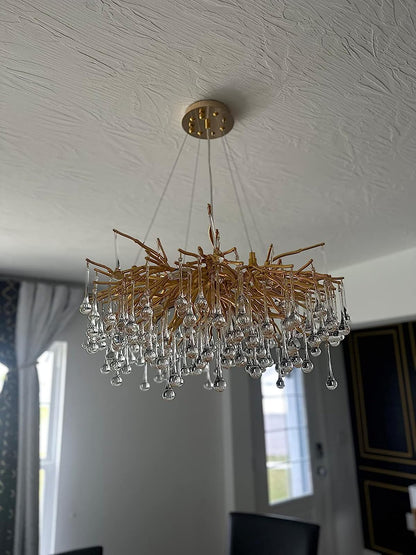 Stunning Tree Branch Crystal Chandelier