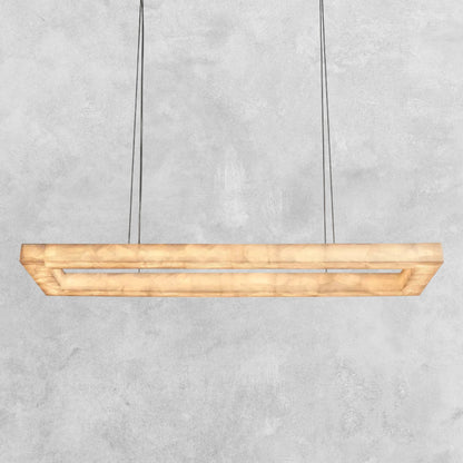 Riora Rectangular Calcite Chandelier 54"72"