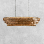 Ghiaccio Oval Chandelier