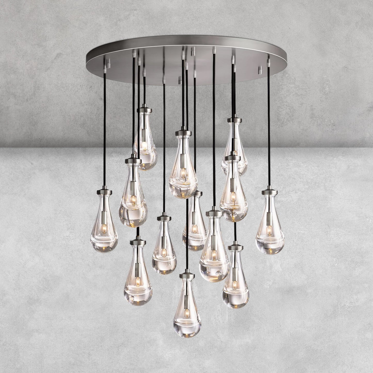 Raindrop Round Chandelier